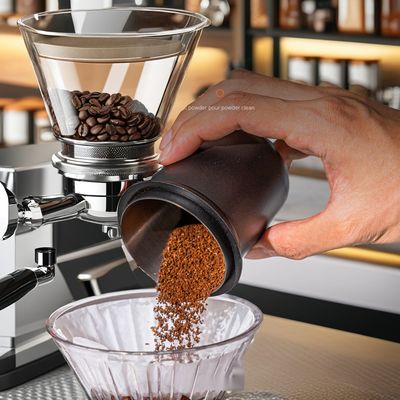 Diseño funcional Taza de dosificación de café de acero inoxidable para dispensar polvo sin manos