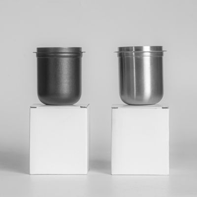 Taza de acero inoxidable de mano libre Jar de almacenamiento de polvo de café duradero para cocinas modernas