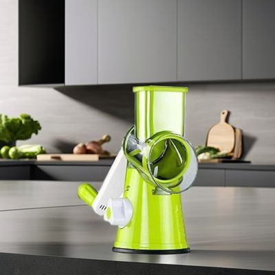 Cortador de hortalizas de tambor giratorio multifuncional Cortador vertical para herramientas de frutas y hortalizas