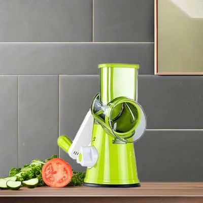 Cortador de vegetales manual de plástico multifunción 3 en 1 Cortador vertical de vegetales