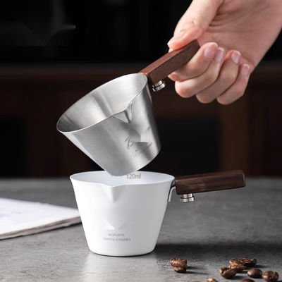 120ml de acero inoxidable taza de café con manguera chorro de espuma jarra de espuma logotipo personalizado