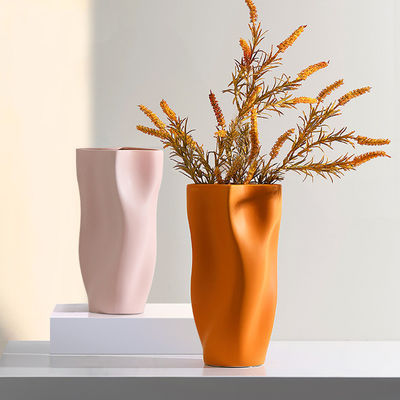 Vaso de cerámica contemporánea ideal para la mesa de la boda Vaso de cerámica para el hogar