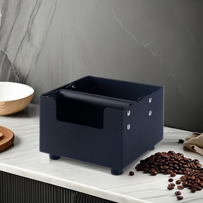 Caja de golpe de base de silicona con barra desmontable antideslizante para molinillos de café y té