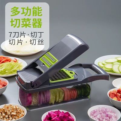 15 piezas de bambú multifunción cortadora de mano para cebolla, verduras y frutas