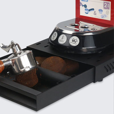 Clasico estilo de lujo cajón de caja de acero inoxidable para café y té