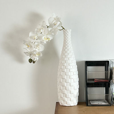 Personalizado Elegante moderno Chic Alto Blanco Capiz Concha Vaso Madre de Perlas Decoración para el hogar