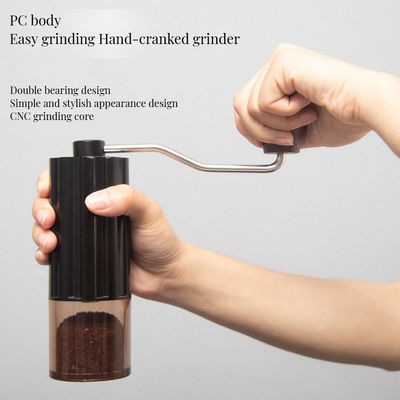 Grinder de granos de café ecológico de diseño moderno conveniente para viajar Burr de acero inoxidable