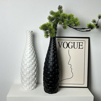 Vaso de concha de Capiz Blanco Moderno Exquisita Decoración para Diseño de Interiores