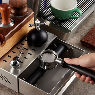Contenedor de cafetera de acero inoxidable con bastón