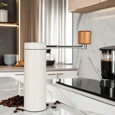 Artigos de uso doméstico Modernos Grinder de granos de café Conjunto de molino de mano portátil Conjunto de utensilios de cerámica