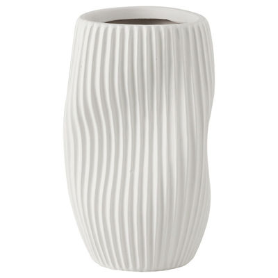 Elegante jarrón de porcelana de cerámica para el moderno arreglo floral italiano con agua