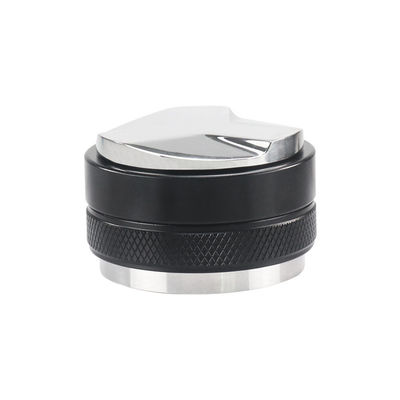 Conjunto de manipulador de granos de café de acero inoxidable 51 mm Herramienta de nivelación para el hogar / café con doble cabeza