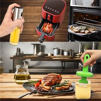 Herramientas de cocina duraderas utensilios portátiles de acero inoxidable para hornear ensalada y barbacoa