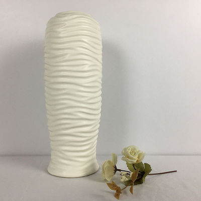 Vaso de flores de cerámica de diseño nórdico único para la decoración del hogar y el ornamento del salón
