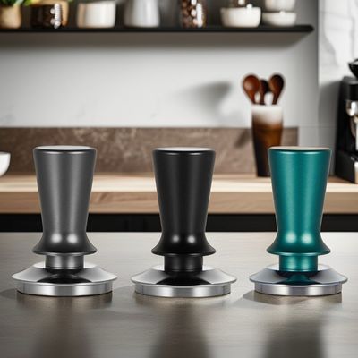 En stock calibrado de la presión de resorte cargado de manipulador para Baristas'Logotipo personalizado herramienta de expreso