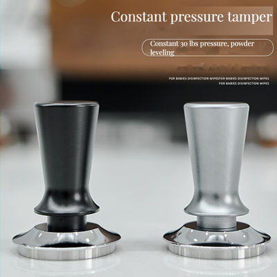 En stock calibrado de la presión de resorte cargado de manipulador para Baristas'Logotipo personalizado herramienta de expreso