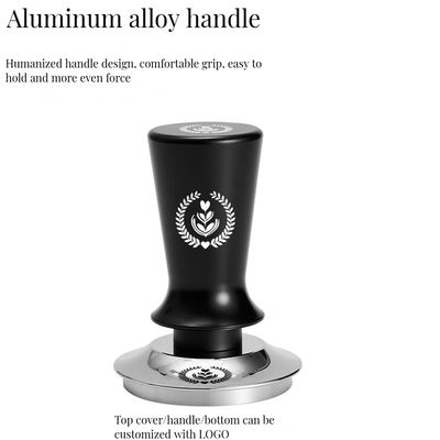En stock calibrado de la presión de resorte cargado de manipulador para Baristas'Logotipo personalizado herramienta de expreso