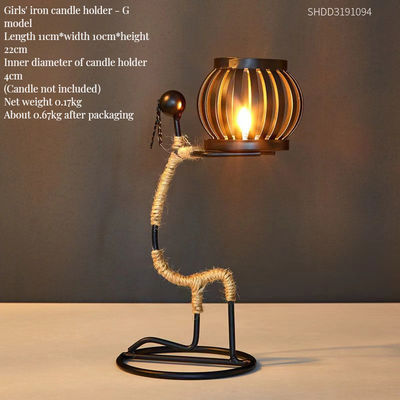 Aromaterapia de plata soporte de candeleros de hierro ideal para la decoración del hogar Decoración de bodas