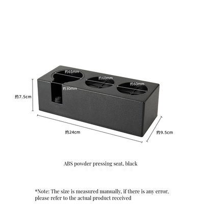 Portáfilter de 58 mm para entusiastas del café y soporte de manipulador de café ABS moderno