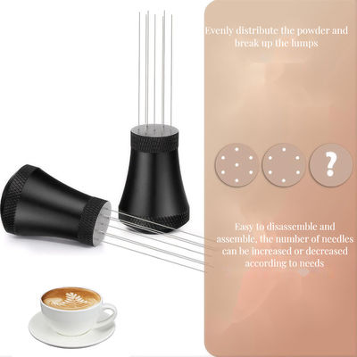 Distribuidor de agujas de café de acero inoxidable negro para el hogar Hotel Restaurante Oficina