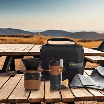 Taza de filtro de cerámica de hueso para estilo de diseño clásico Conjunto de elaboración de café portátil al aire libre