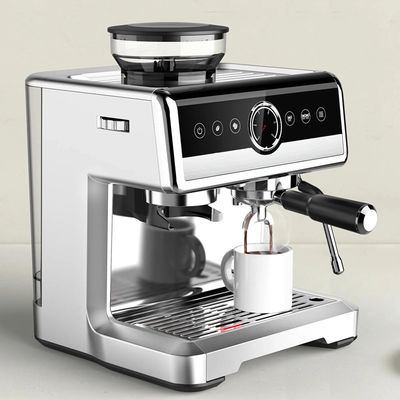 Máquina de café semiautomática con todos los accesorios de acero inoxidable italiano automática