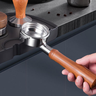 Anillo de dosificación de café de madera magnética para restaurante y hogar Diseño portátil ecológico