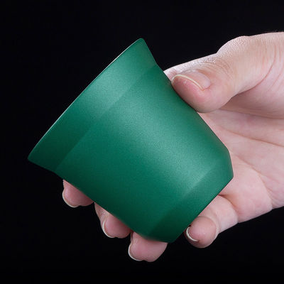 Taza de café de acero inoxidable 304 de doble capa de 80 ml para un estilo de confort óptimo en las fiestas