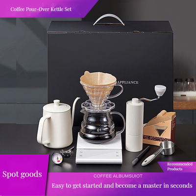 600 ml Europa diseño de acero inoxidable sin hilos de molino de café manual con velocidad ajustable 48 mm Flat Burr