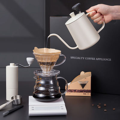 600 ml Europa diseño de acero inoxidable sin hilos de molino de café manual con velocidad ajustable 48 mm Flat Burr
