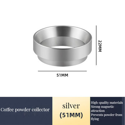 Anillo de dosificación de café magnético de acero inoxidable para granos de café