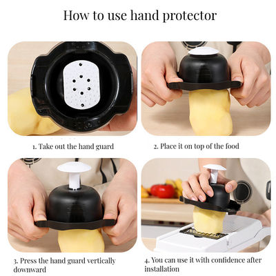 Genius 22-Función de acero inoxidable de bambú Chopper de alimentos su herramienta de cocina versátil