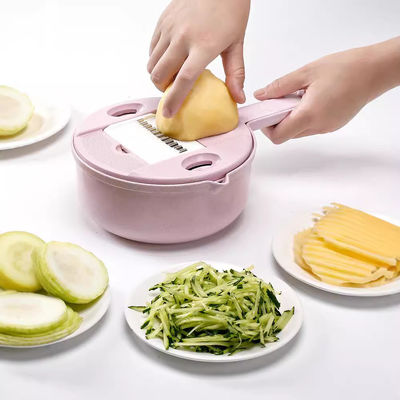 Cortadores de verduras cortadores de estilo compacto en forma de tazón herramientas de corte de frutas multifunción