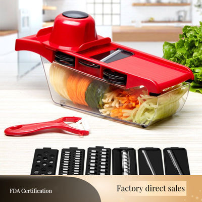 Material de grado alimenticio multifuncional 16 en 1 cortador de verduras manual para comidas saludables