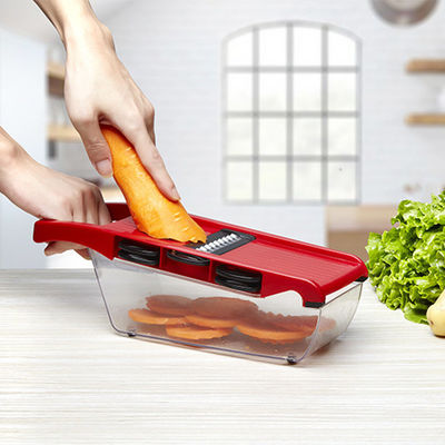 Material de grado alimenticio multifuncional 16 en 1 cortador de verduras manual para comidas saludables