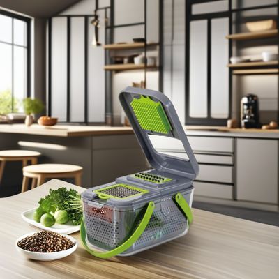 BAMBOO 22 en 1 Cortador de vegetales multifuncional Cortador de alimentos Cortador de frutas Cortador de alimentos