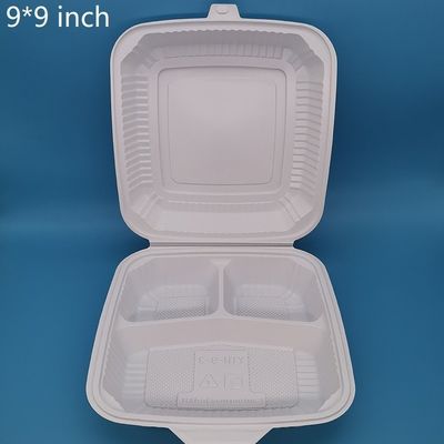 Estilo de simplicidad Reutilizable Cuadro de plástico de la caja de almuerzo de microondas Contenedor apilable seguro
