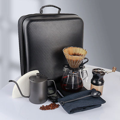 Esta máquina de café de prensa francesa de acero inoxidable tiene 9 piezas para los amantes del café
