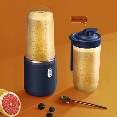 Supermercados Mezclador de zumo de bambú portátil de 400 ml con contenedor y carga de batería