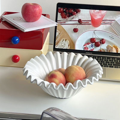 Diseño moderno moldeado por inyección tazón de plástico para ensalada aperitivos decoración PET multicolor