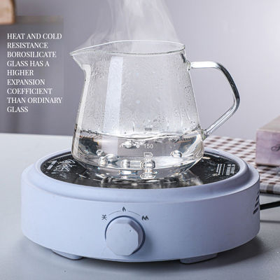 Estante de goteo de café en forma de V resistente a altas temperaturas de plata para restaurante y hogar
