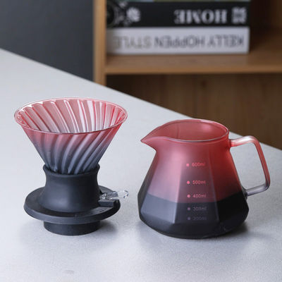 Conjunto de filtros de café de acero inoxidable Percoladores de macetas de goteo a mano para verter café y té