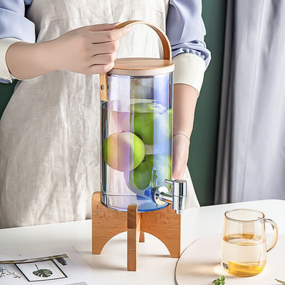 Dispensadores de líquidos unisex para café té jugo de frutas agua licor vidrio bebida jugo bebida con grifo