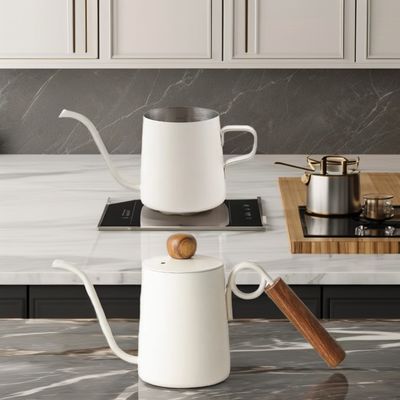 Haga una declaración con una máquina de café de cuello de ganso de acero inoxidable funcional y duradera