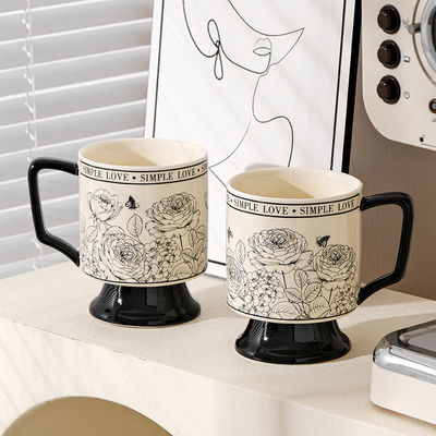 Tazas de café retro ideales para servir café leche jugo de té u otras bebidas