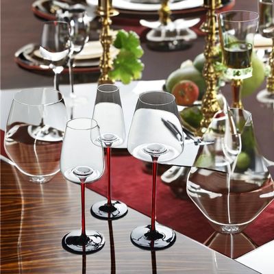 Logotipo personalizado aceptable copa borgoña única para regalos y estilo de diseño de Europa