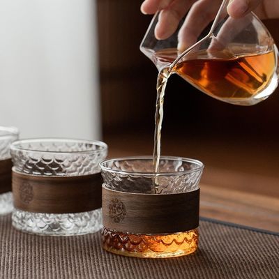Logotipo personalizado 150ml de vidrio de alto borosilicato de doble pared Taza de té y café para viajes modernos