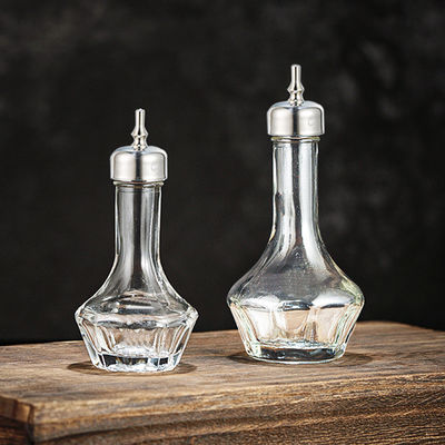 Chic estilo japonés diseño Bordeaux Borgoña lujoso Amber Shot anteojos sin plomo cristal