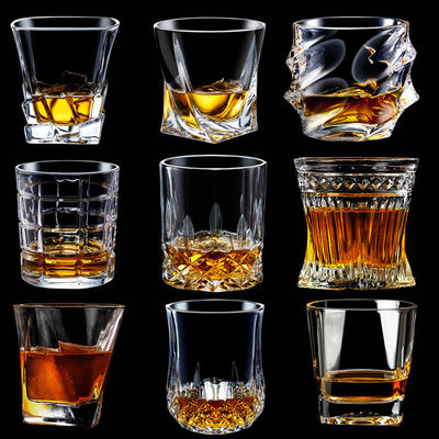 Vidrio de whisky 2 oz / 50 ml Logotipo personalizado Vidrio pequeño de bala para vasos de sublimación de vino