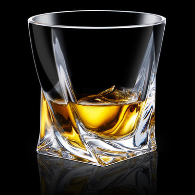 Bar Vodka Vino Espiritos Whiskey Shot Vidrio con textura clásica clara y Cristal Diamond Rock Copa de vidrio creativo